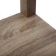 Finezzahome 21810074 Ραφιέρα με Συρτάρι 40x30x92εκ., Μαύρο- Φυσικό 