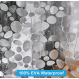 Frans Interior Design K15-24 Κουρτίνα Μπάνιου Σιλικόνης 240x200 εκ., Διάφανη 
