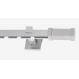 Frans Interior Design Μεταλλικός Σιδηρόδρομος Τετράγωνος Kastro Texas 20x20 Νίκελ Ματ 