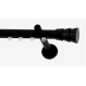 Frans Interior Design Μεταλλικός Σιδηρόδρομος Φ25 Triplo Black Σειρά ATHENS