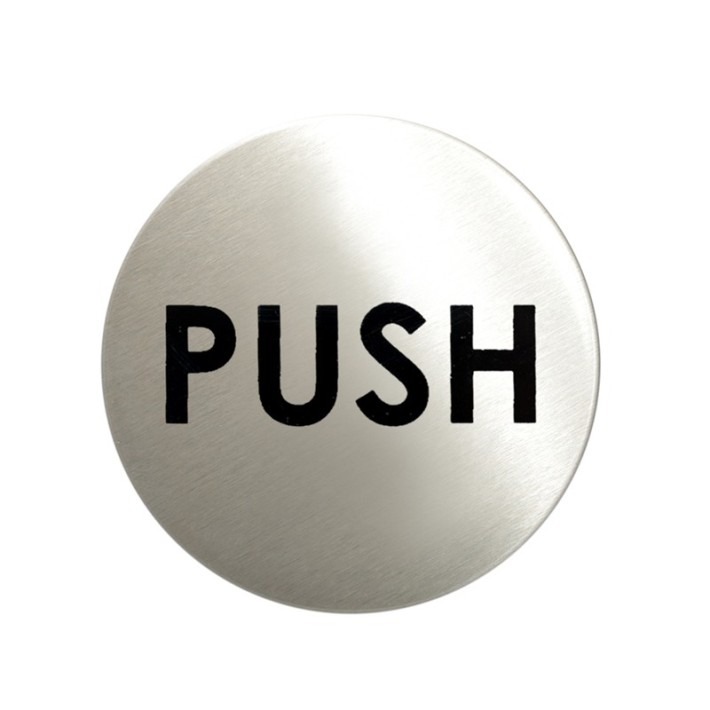 520 Σήμανση Inox Push 8εκ.