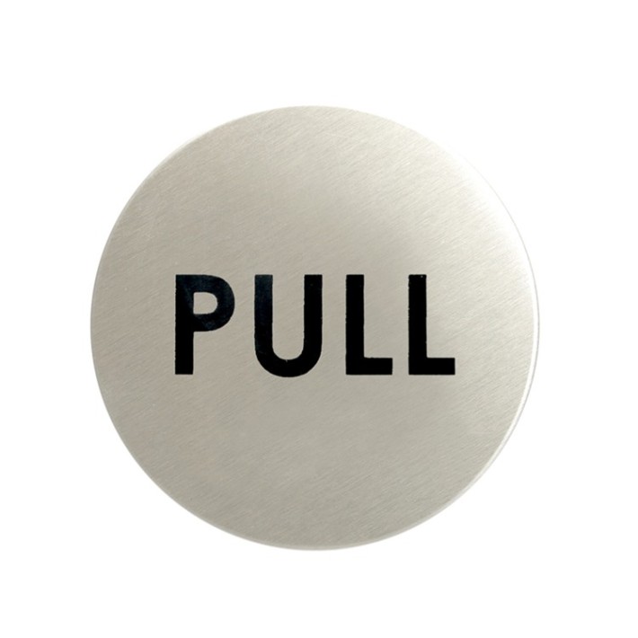 520 Σήμανση Inox Pull 8εκ.
