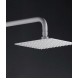 Imex Art BDAR025/BL Ρυθμιζόμενη Στήλη Ντουζ με Μπαταρία 93,5-130cm Λευκή Ματ