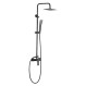 Imex Pisa BDP048/BGM Ρυθμιζόμενη Στήλη Ντουζ με Μπαταρία 88-124cm Black Gum Metal