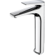 Imex Delos BDD055-3 Μπαταρία Νιπτήρα Ψηλή Inox Χρωμέ