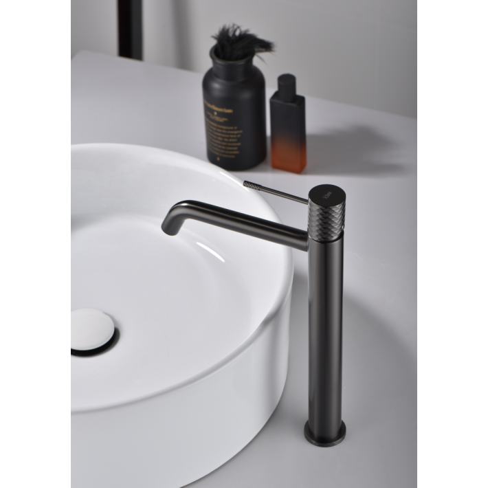 Imex Genova BDG053-3BGM Μπαταρία Νιπτήρα Ψηλή Black Gum Metal