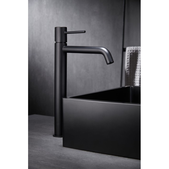 Imex Monza BDM039-3NG Αναμεικτική Μπαταρία Νιπτήρα Ψηλή Μαύρη