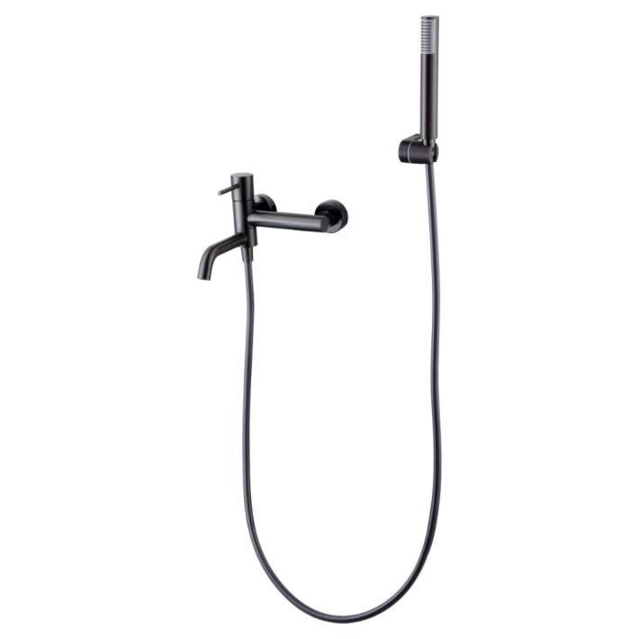 Imex Monza BDM039-4BGM Αναμεικτική Μπαταρία Μπανιέρας Πλήρες Σετ Black Gun Metal