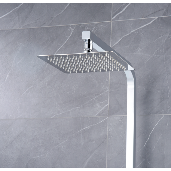 Imex Pisa BDP048 Ρυθμιζόμενη Στήλη Ντουζ με Μπαταρία 88-124cm Χρώμιο