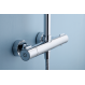 Imex Eco Kent BTK017 Στήλη Ντουζ Θερμοστατική 94/130εκ. Χρώμιο