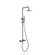 Imex Genova BDG053 Στήλη Ντους 2 Εξόδων Black Gun Metal