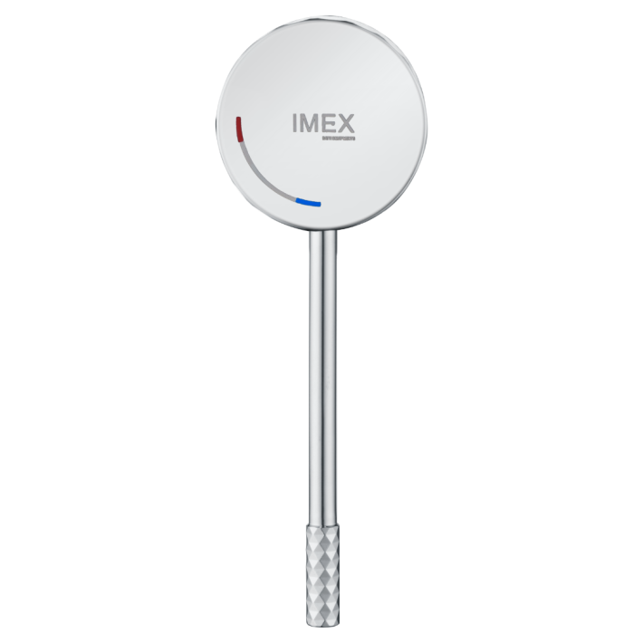 Imex Genova GLG053 Σετ Μίκτης & Στόμιο Εντοιχισμού Νιπτήρα 1 Εξόδου Inox Χρώμιο