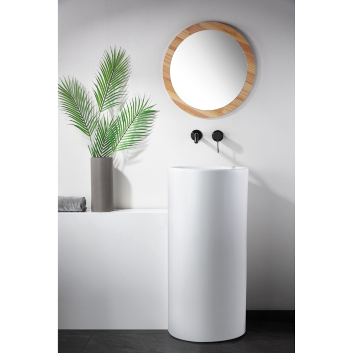 Imex Genova GLG053/BGM Σετ Μίκτης & Στόμιο Εντοιχισμού Νιπτήρα 1 Εξόδου Black Gun Metal
