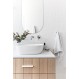 Imex Moscu GLT023/AC Σετ Μίκτης & Στόμιο Εντοιχισμού Νιπτήρα 1 Εξόδου Inox Ασημί