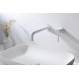 Imex Etna GLT023/BL Σετ Μίκτης & Στόμιο Εντοιχισμού Νιπτήρα 1 Εξόδου Λευκό Ματ