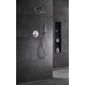Imex Monza GPM039 Σύστημα Εντοιχισμού Ντουζιέρας, Μίκτης, Τηλέφωνο & Κεφαλή Ντουζ 2 Εξόδων Χρώμιο 