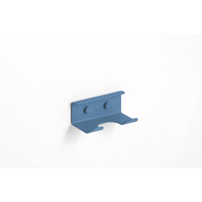  Άγγιστρο Πετσέτας Διπλό Imex 10x5.8x4.2εκ., SLIM001/AZUL Μπλε
