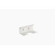 Άγγιστρο Πετσέτας Διπλό Imex 10x5.8x4.2εκ., SLIM001/PEARL Περλέ Ματ
