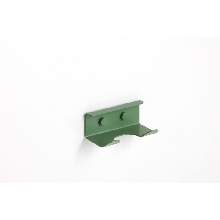  Άγγιστρο Πετσέτας Διπλό Imex 10x5.8x4.2εκ., SLIM001/VERDE Πράσινο