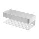 Σπογγοθήκη Επιτοίχια Mayura Μεταλλική Imex 25,6x11x9cm Λευκή Ματ