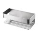 Σπογγοθήκη Επιτοίχια Mayura Μεταλλική Imex 25,6x11x9cm Νίκελ Ματ