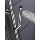 Imex Moscu BTK017/AC Στήλη Ντουζ Ανοξείδωτη Θερμοστατική 87/133εκ. Πλήρες Σετ Inox Ασημί