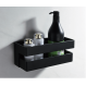 Imex Mayura ANG005 Σπογγοθήκη Επιτοίχια Πλαστική  28x10,5x11cm Μαύρη Ματ