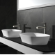 Imex Moscu BDK034-3 Αναμεικτική Μπαταρία Νιπτήρα Ψηλή Inox Ασημί