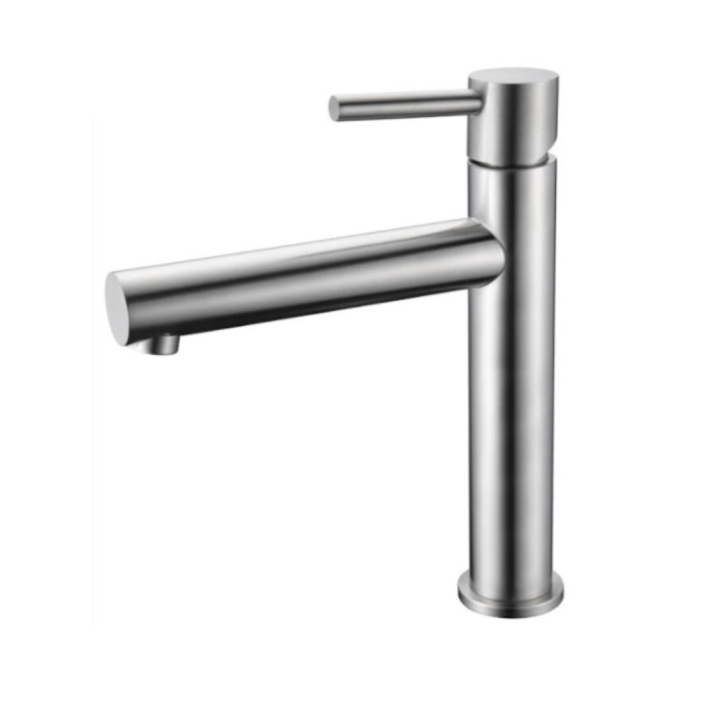 Imex Moscu BDK034-3 Αναμεικτική Μπαταρία Νιπτήρα Ψηλή Inox Ασημί