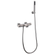 Imex Moscu BDK034-4 Αναμεικτική Μπαταρία Μπανιέρας Θερμοστατική Πλήρες Σετ Inox Ασημί