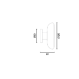 Zogometal 0118 Μπουλ Πόμολο Εξώθυρας INOX SS304 Φ120mm Titanium Blair