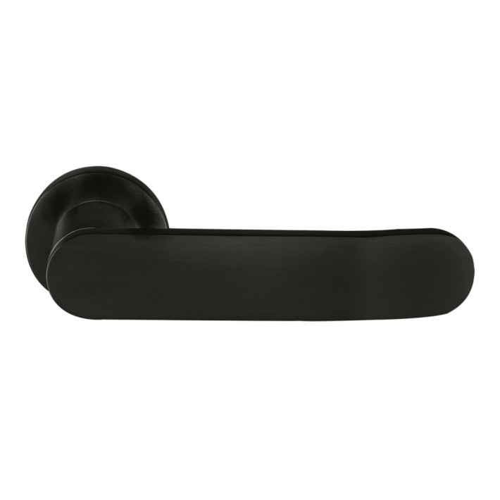 Ilavio 2461 Πόμολο Πόρτας Μαύρο Ματ Soft Touch
