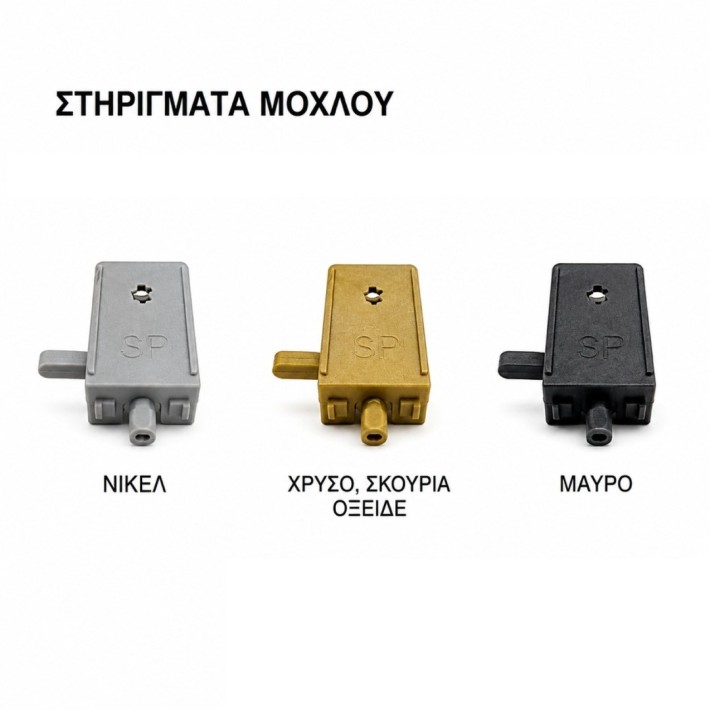 Import Hellas Στήριγμα Μοχλού Για Σιδηρόδρομο Σε Διαφορετικές Αποχρώσεις