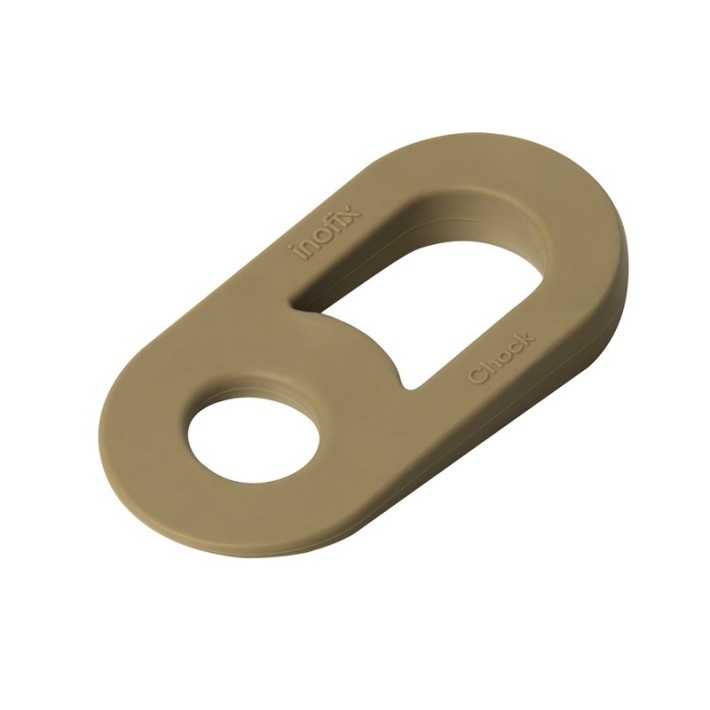 Σφήνα Στοπ Πόρτας Σιλικόνης Taupe 15x94x46mm., 3017-4 Inofix Gris Oliva