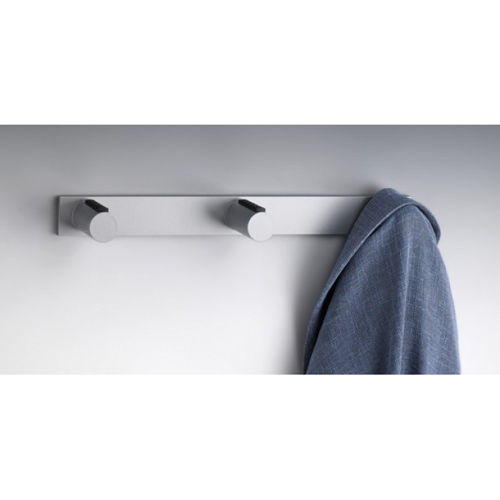 Inofix 3089-3 Κρεμάστρα Μεταλλική με 3 Άγκιστρα 4x38.6x5εκ. Μαύρη 