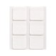Inofix 4084-2 Τσοχάκια  Προστασίας 3x31x31mm., Λευκά