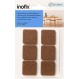 Inofix 4084-4 Τσοχάκια Προστασίας 3x31x31mm., Καφέ