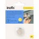 Inofix 4301-1 Αυτοκόλλητος Κυκλικός Μαγνήτης 19x2mm