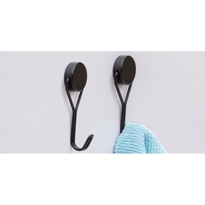 Inofix 4303-2 Μαγνήτης Με Μετακινούμενο Άγκιστρο Λευκ΄ός 19x6mm