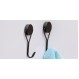 Inofix 4303-2 Μαγνήτης Με Μετακινούμενο Άγκιστρο Λευκ΄ός 19x6mm