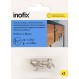 Inofix 4304-1 Μαγνήτης Με  Άγκιστρο 16x35mm