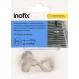 Inofix 4306-1 Ισχυρός Μαγνήτης 32x44mm