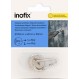 Inofix 4307-1 Μαγνήτης Ισχυρός Με Καραμπινέρ 25mm x 4x2cm