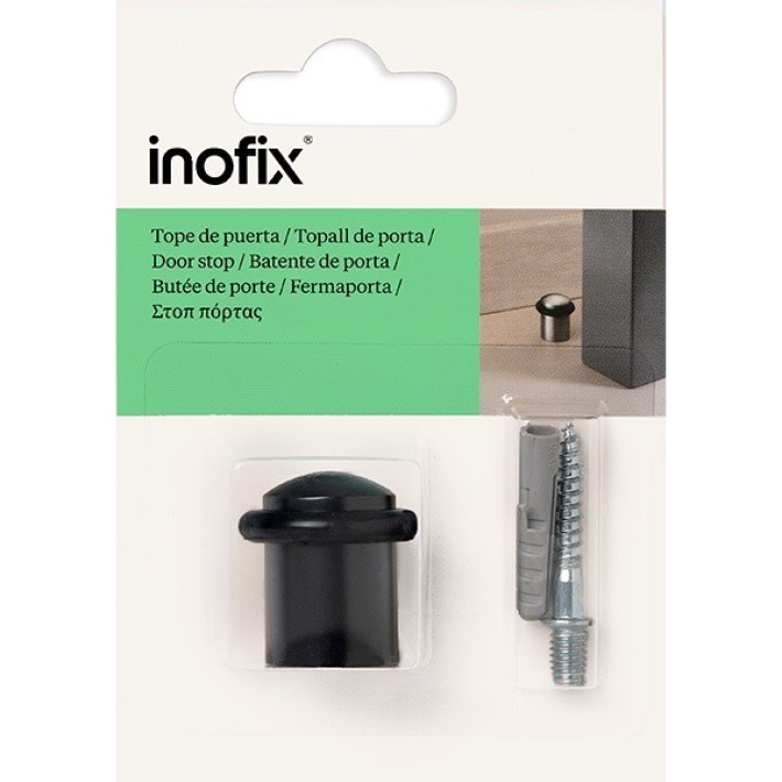 Inofix 3160-3 Στόπερ Πόρτας 30x27x27mm Μαύρο