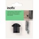 Inofix 3160-3 Στόπερ Πόρτας 30x27x27mm Μαύρο