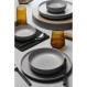 ΠΙΑΤΟ ΦΡΟΥΤΟΥ Φ19cm MODERNA MATTE 159/GREY - KUTAHYA PORSELEN