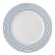 Laura Ashley 178266 Πιάτο ρηχό Φ26 εκ., από Πορσελάνη Candy Stripe