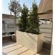 Ζαρντινιέρα CUBE slim καφε 100Χ30Χ50