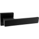 Πόμολο Πόρτας με Ροζέτα 244-7 Μαύρο Perfect