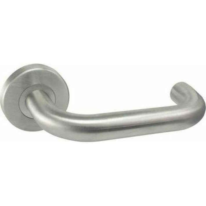 Πόμολο Πόρτας με Ροζέτα 252-13 ΖΕΥΓΟΣ Inox Perfect
